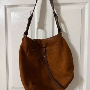HOBO Rich Brown Leather Hobo Bag